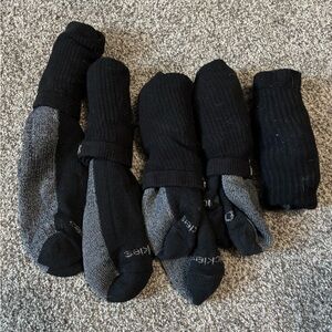 Dickies Black and Gray Athletic Socks